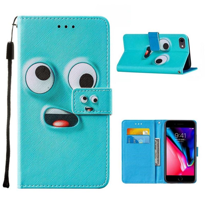 Leren Hoesje iPhone 7 / 8 / SE 2 Telefoonhoesje Bloop