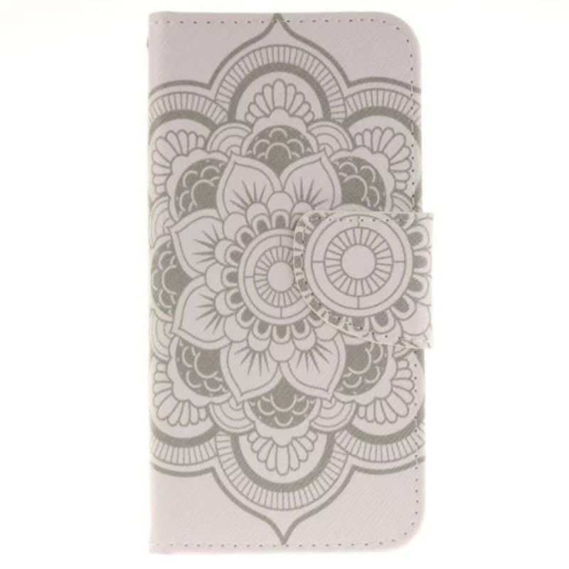 Leren Hoesje iPhone 7 / 8 / SE 2 Telefoonhoesje Lotus Mandala