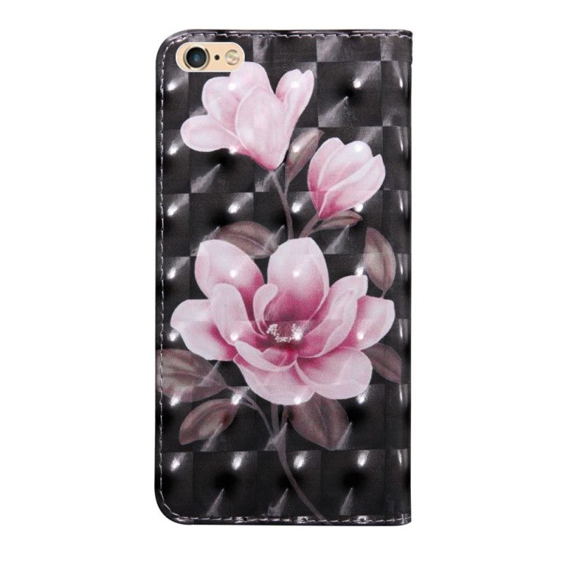Leren Hoesje voor iPhone 7 / 8 / SE 2 Bloemen Bloeien