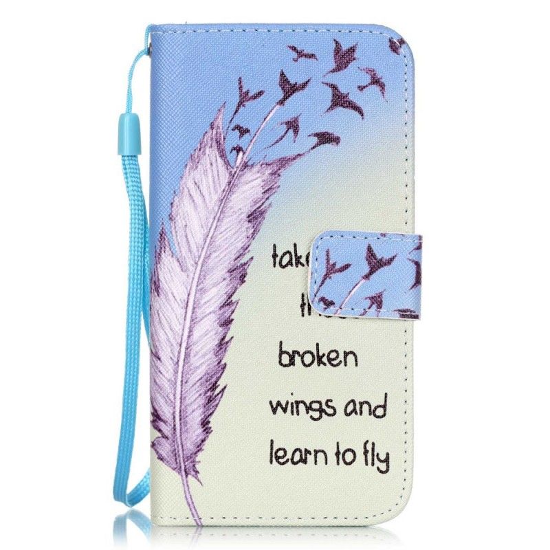 Leren Hoesje voor iPhone 7 / 8 / SE 2 Leren Vliegen