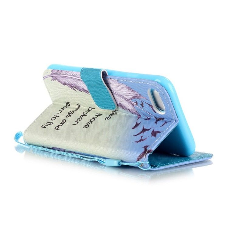 Leren Hoesje voor iPhone 7 / 8 / SE 2 Leren Vliegen