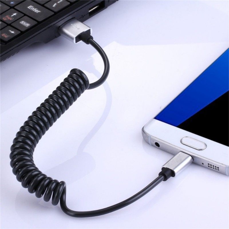 Usb-Naar-Usb C-Veerlaadkabel
