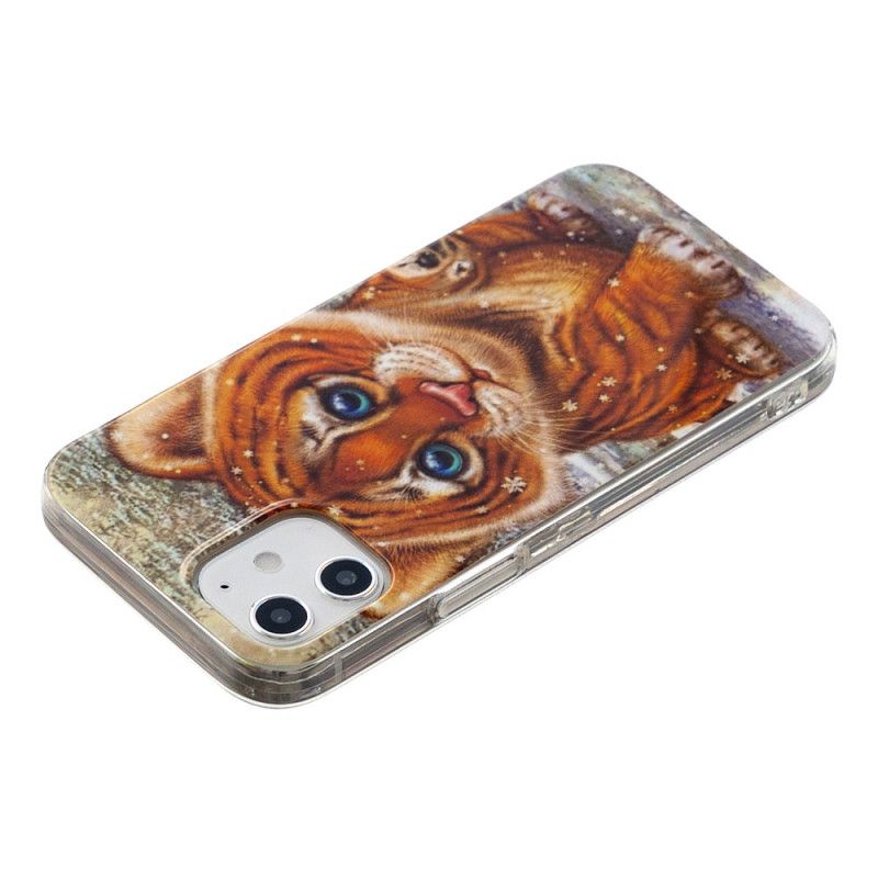Cover Hoesje iPhone 12 Mini Telefoonhoesje Babytijger