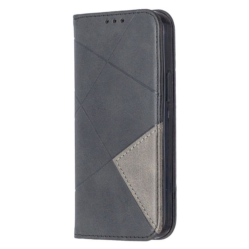 Folio-hoesje iPhone 12 Mini Grijs Zwart Kunstenaarsstijl