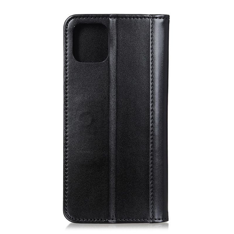 Folio-hoesje iPhone 12 Mini Rood Zwart Splitleer