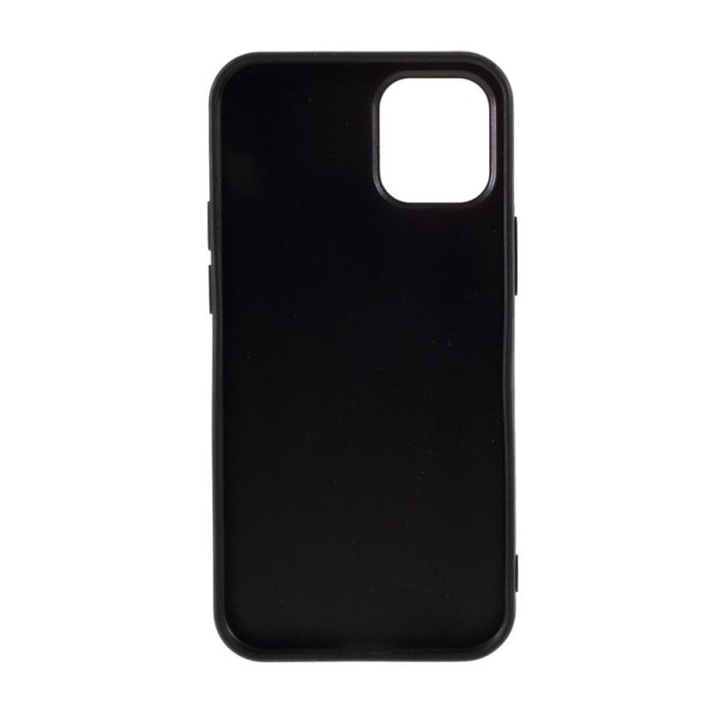 Hoesje iPhone 12 Mini Grijs Zwart Vintage Serie X-Niveau