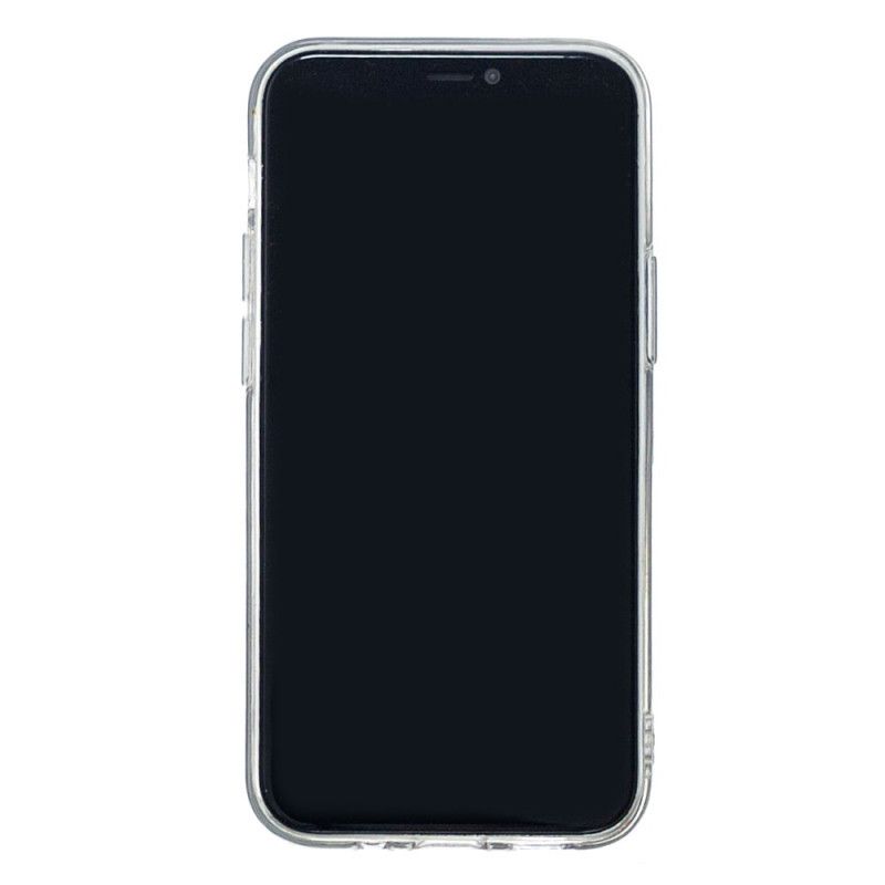Hoesje iPhone 12 Mini Groen Zwart Marmerkleurige Geometrie 2