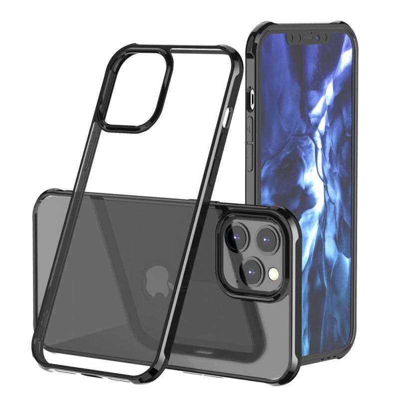 Hoesje iPhone 12 Mini Groen Zwart Transparant Leeu-Ontwerp
