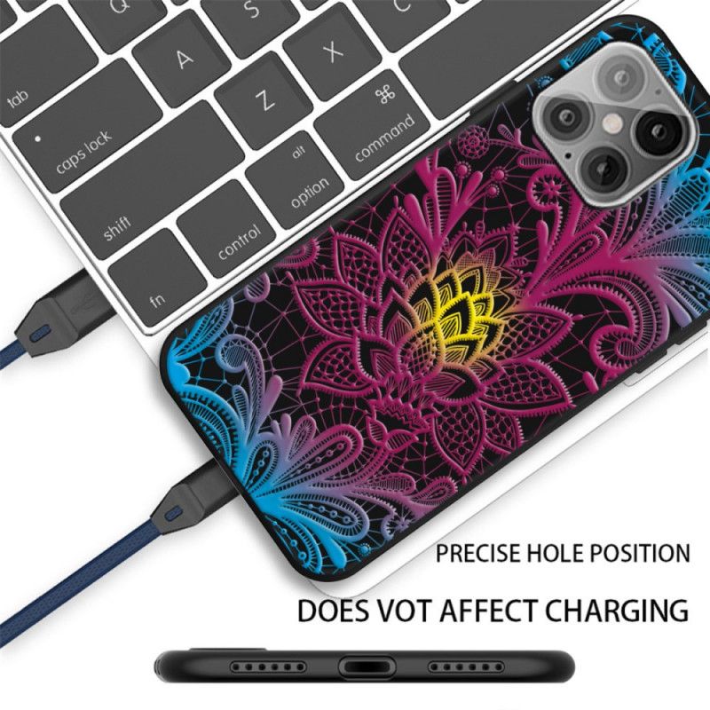 Hoesje iPhone 12 Mini Intens Gekleurde Bloemen