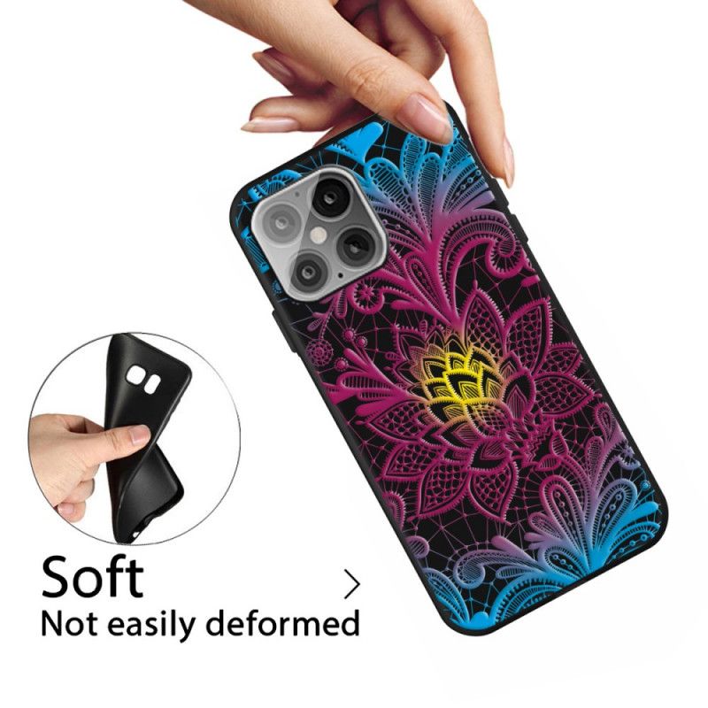Hoesje iPhone 12 Mini Intens Gekleurde Bloemen