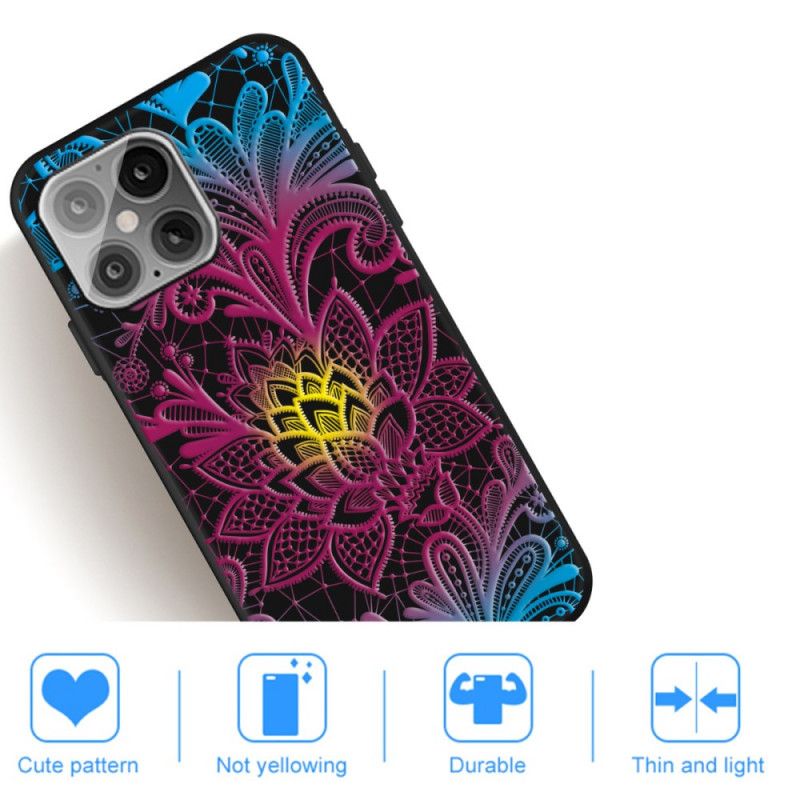 Hoesje iPhone 12 Mini Intens Gekleurde Bloemen