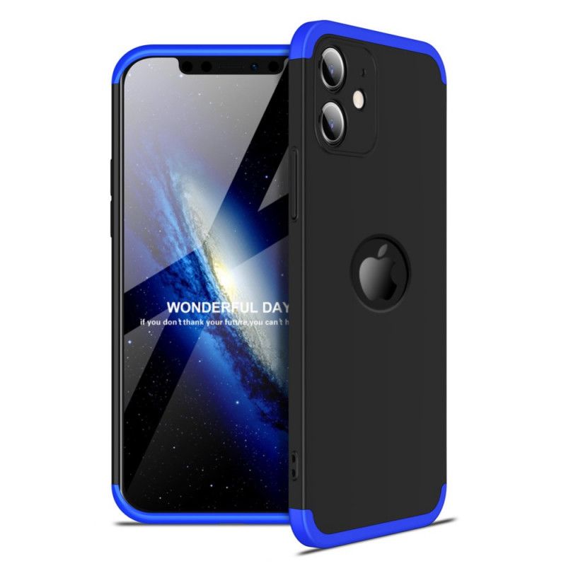 Hoesje iPhone 12 Mini Rood Zwart Afneembaar