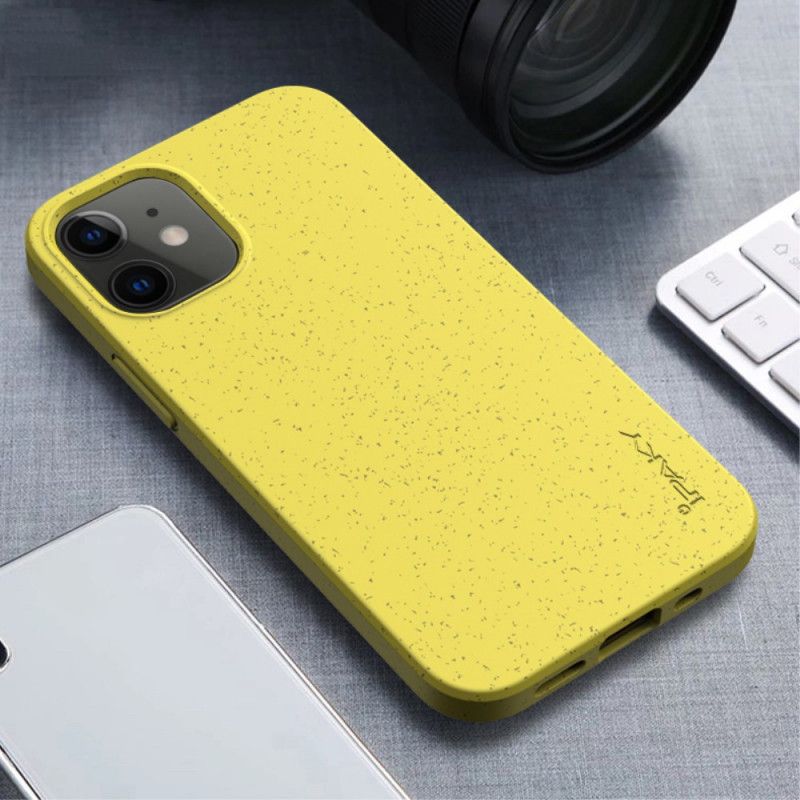 Hoesje iPhone 12 Mini Rood Zwart Ipaky Tarwestro-Ontwerp