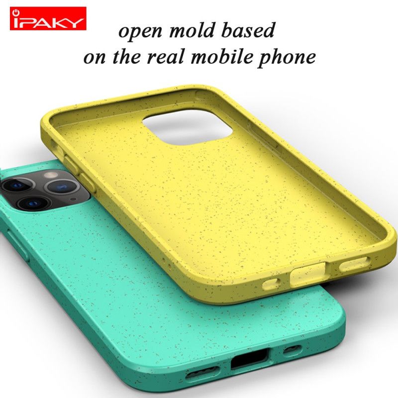 Hoesje iPhone 12 Mini Rood Zwart Ipaky Tarwestro-Ontwerp