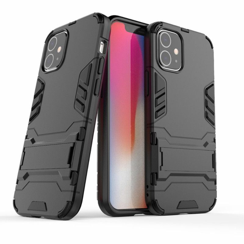 Hoesje iPhone 12 Mini Rood Zwart Ultrabestendig