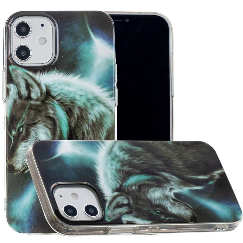 Hoesje iPhone 12 Mini Telefoonhoesje Koninklijke Wolf