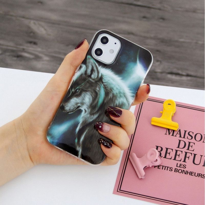Hoesje iPhone 12 Mini Telefoonhoesje Koninklijke Wolf