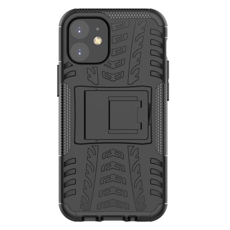 Hoesje iPhone 12 Mini Wit Zwart Ultrabestendige Premium