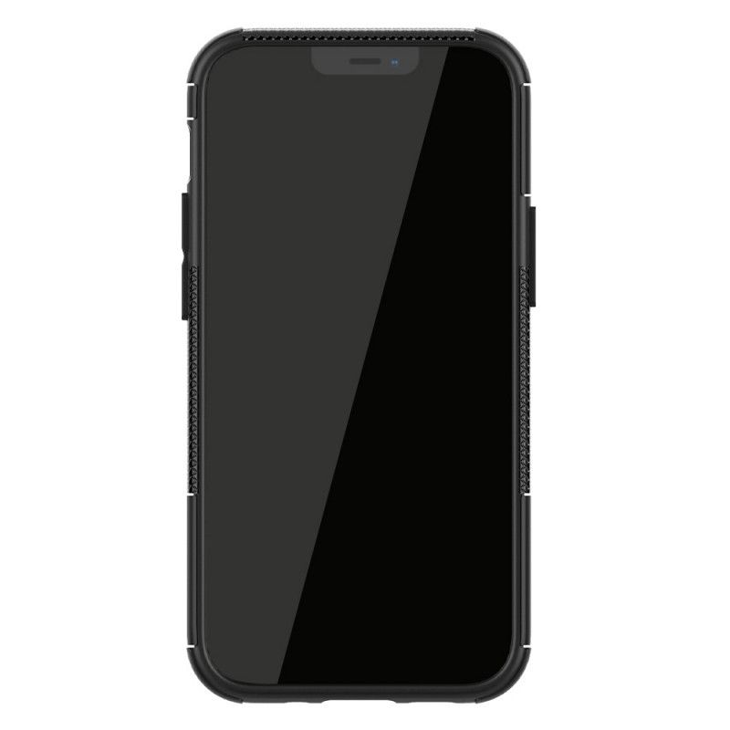 Hoesje iPhone 12 Mini Wit Zwart Ultrabestendige Premium