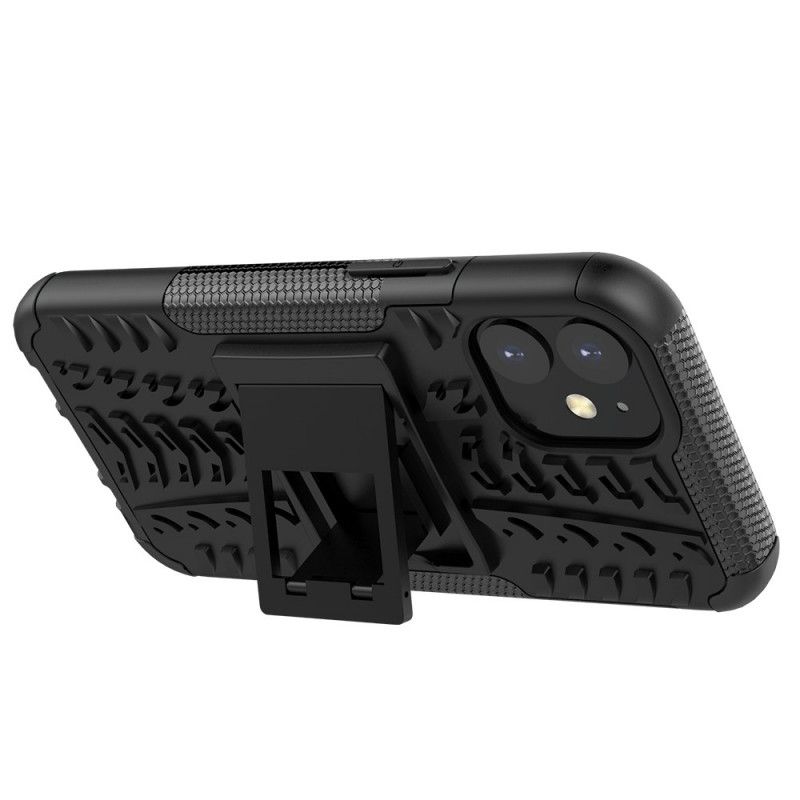 Hoesje iPhone 12 Mini Wit Zwart Ultrabestendige Premium