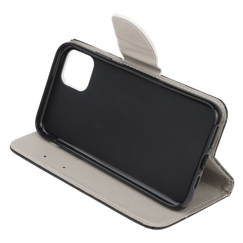 Leren Hoesje iPhone 12 Mini Bloeiende Boom