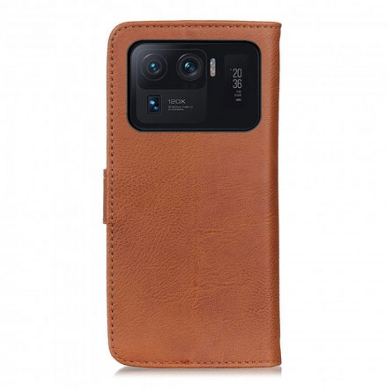 Bescherming Hoesje Xiaomi Mi 11 Ultra Kunstleer Khazneh