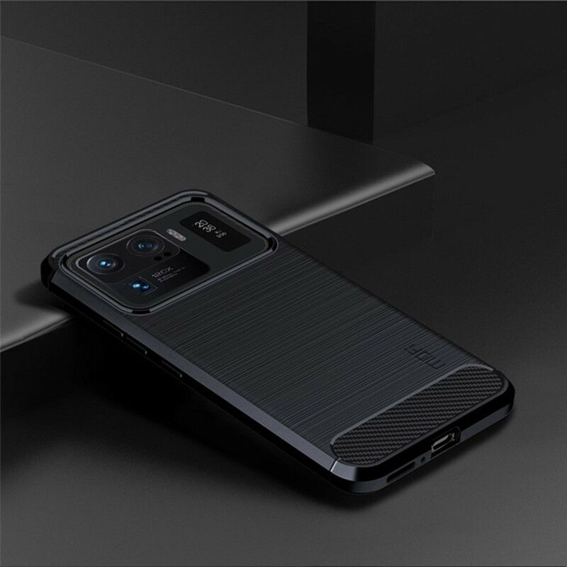 Case Hoesje Xiaomi Mi 11 Ultra Telefoonhoesje Geborsteld Koolstofvezel Mofi
