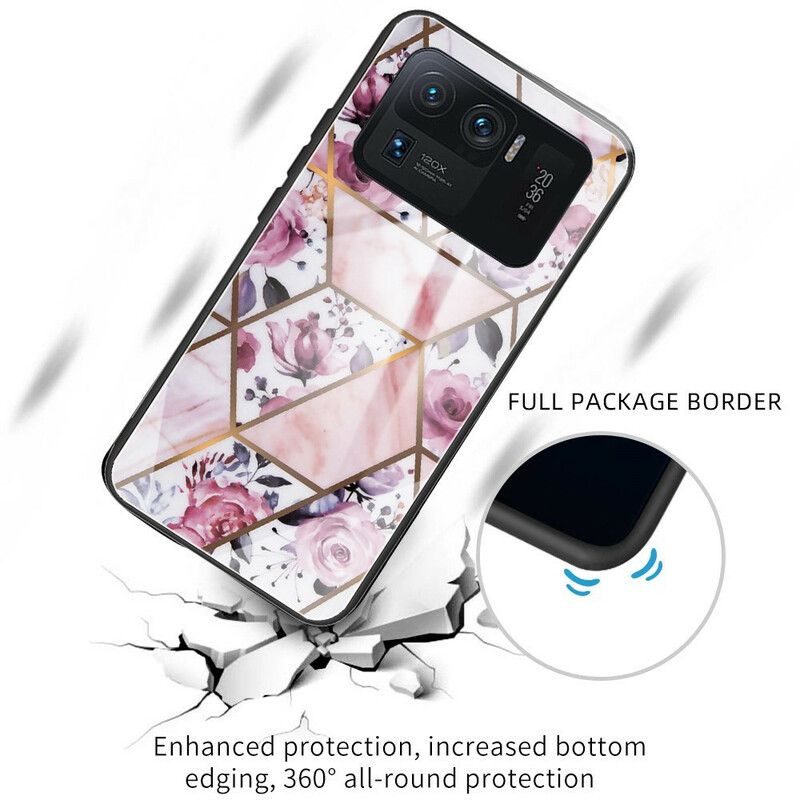 Cover Hoesje Xiaomi Mi 11 Ultra Telefoonhoesje Marmer Gehard Glas