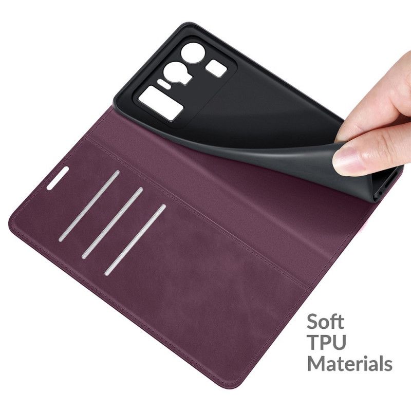 Folio-hoesje Xiaomi Mi 11 Ultra Skin-touch Nieuwe Kleuren