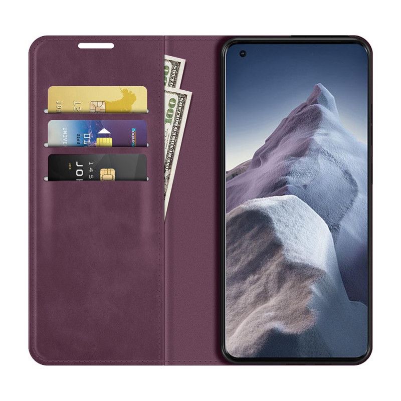 Folio-hoesje Xiaomi Mi 11 Ultra Skin-touch Nieuwe Kleuren