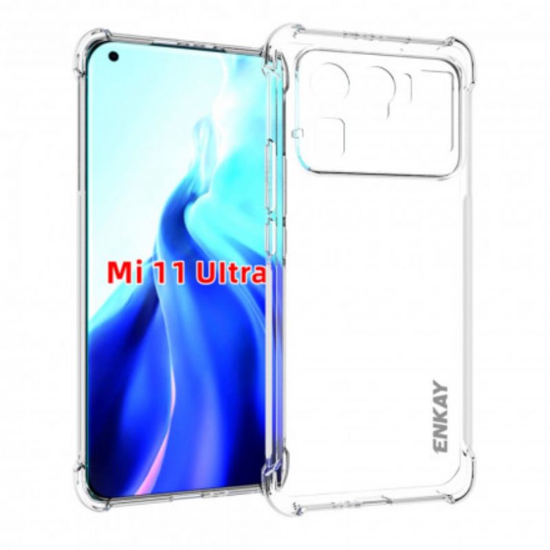 Hoesje Xiaomi Mi 11 Ultra Koffer En Gehard Glas Combo Enkay