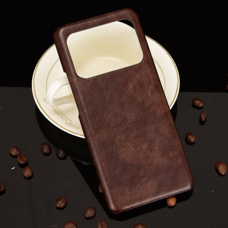 Hoesje Xiaomi Mi 11 Ultra Litchi Performance Met Leereffect