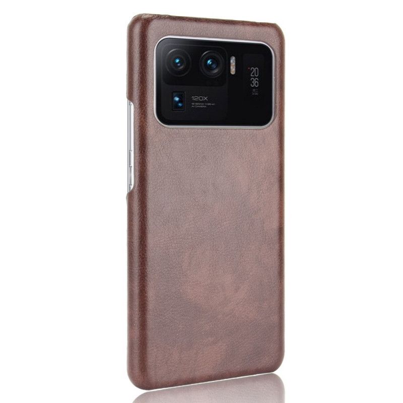 Hoesje Xiaomi Mi 11 Ultra Litchi Performance Met Leereffect