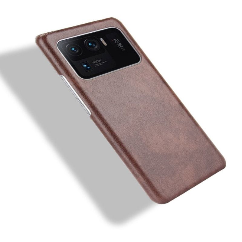 Hoesje Xiaomi Mi 11 Ultra Litchi Performance Met Leereffect