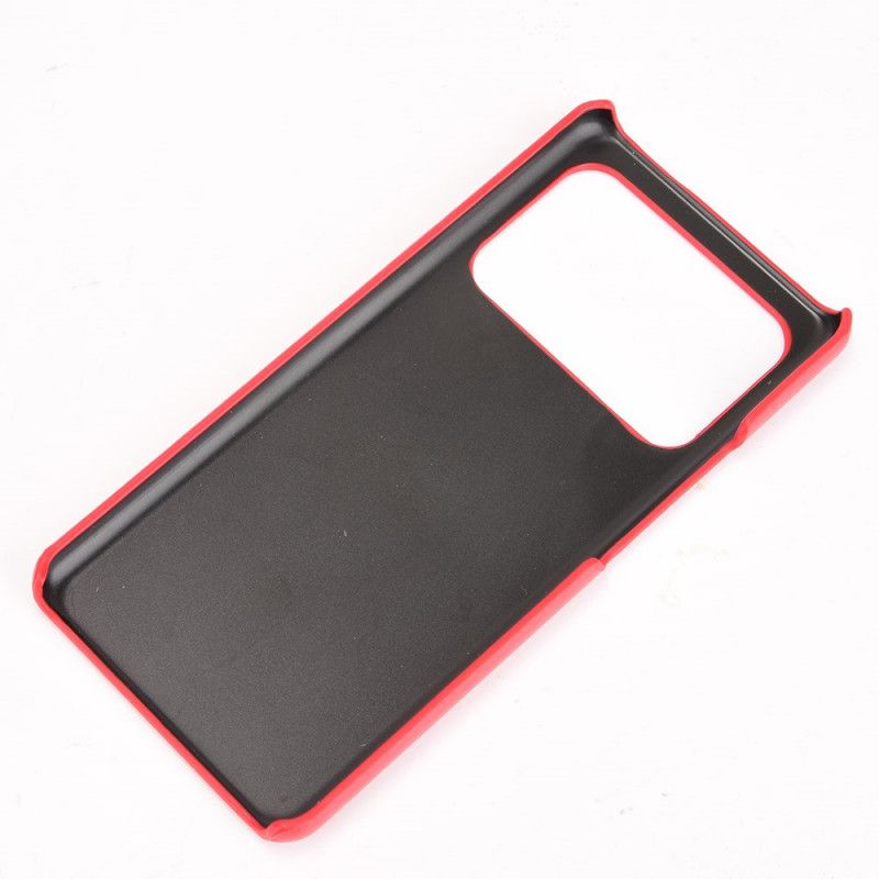 Hoesje Xiaomi Mi 11 Ultra Litchi Performance Met Leereffect