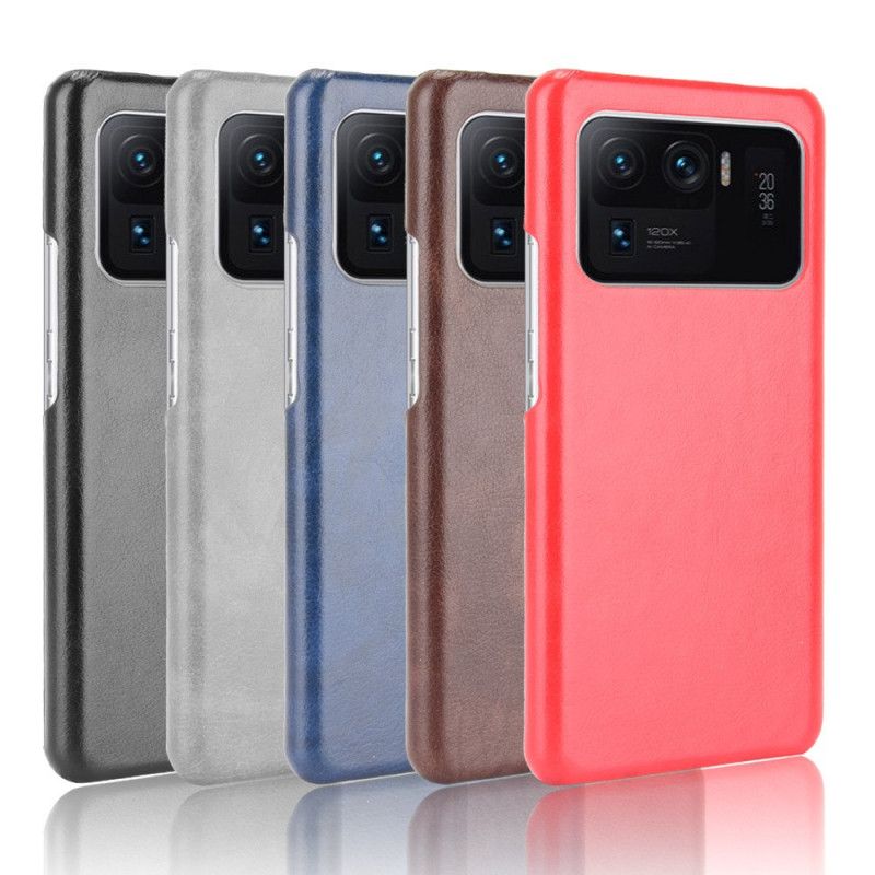 Hoesje Xiaomi Mi 11 Ultra Litchi Performance Met Leereffect