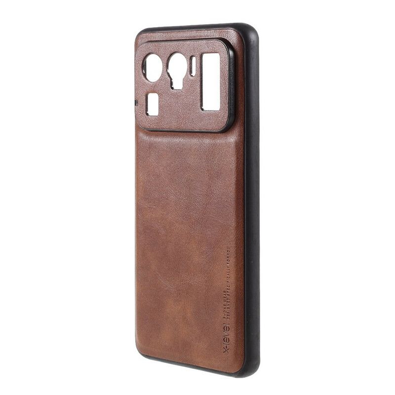 Hoesje Xiaomi Mi 11 Ultra Vintage Leereffect X-niveau Bescherming Hoesje