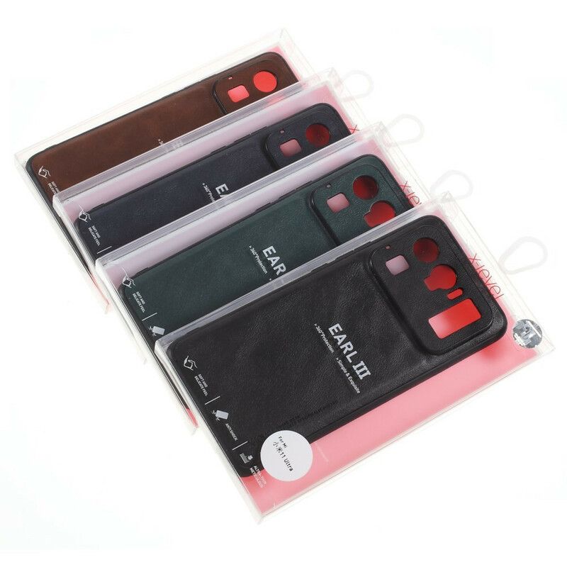 Hoesje Xiaomi Mi 11 Ultra Vintage Leereffect X-niveau Bescherming Hoesje