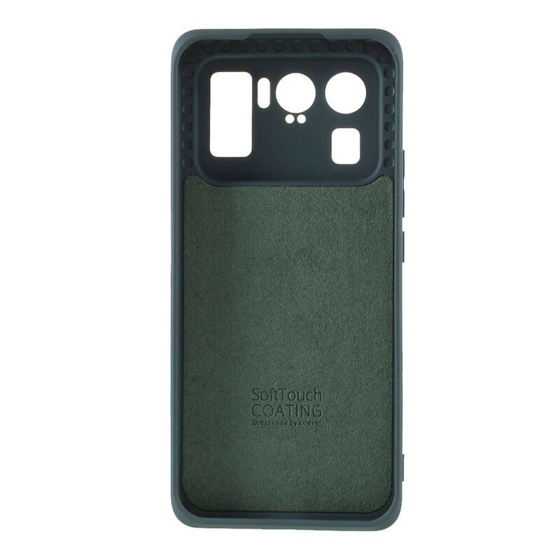 Hoesje Xiaomi Mi 11 Ultra Vloeibare Siliconen X-niveau Bescherming Hoesje