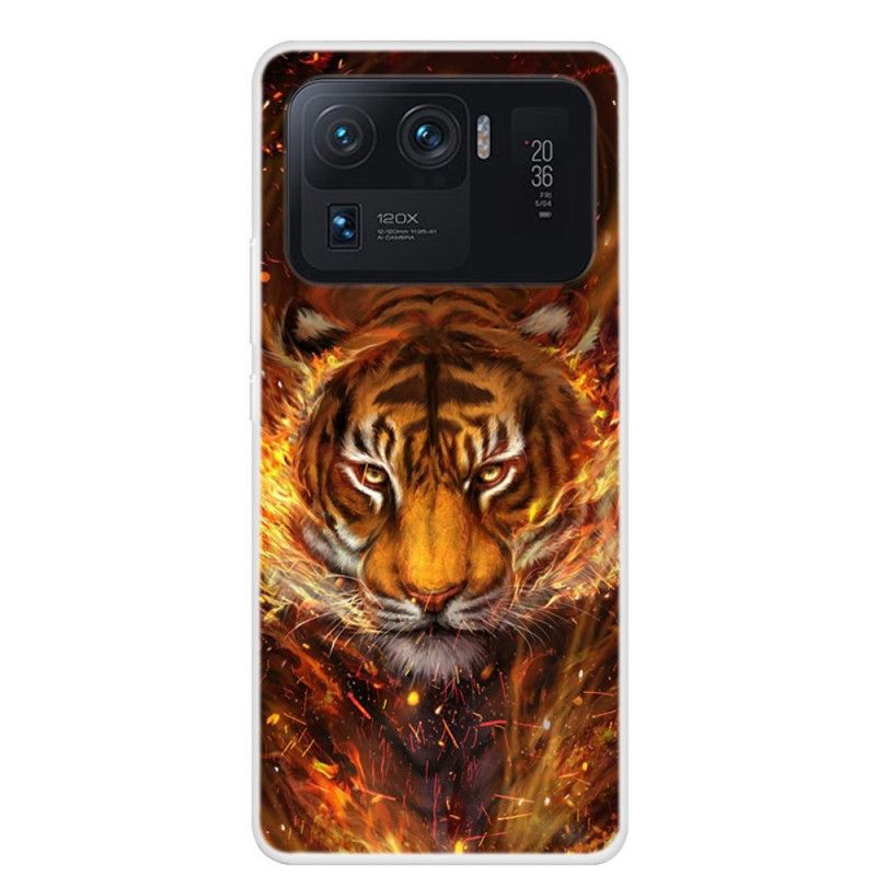 Hoesje Xiaomi Mi 11 Ultra Vuurtijger Bescherming Hoesje