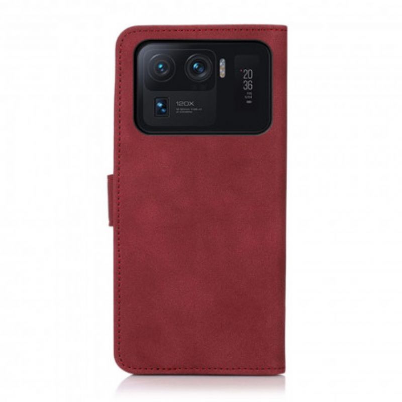 Leren Hoesje Voor Xiaomi Mi 11 Ultra Leereffect Mode Khazneh