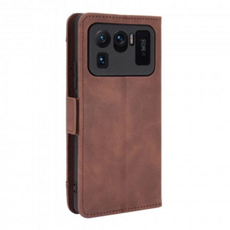 Leren Hoesje Xiaomi Mi 11 Ultra Eersteklas Multikaart Bescherming Hoesje