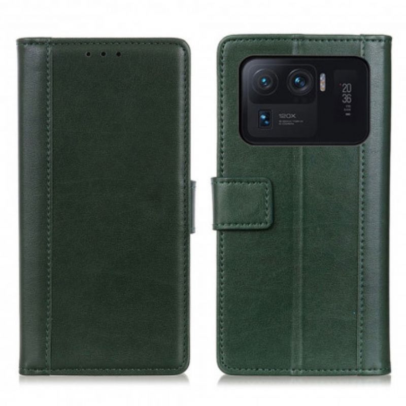 Leren Hoesje Xiaomi Mi 11 Ultra Splitlederen Stijl