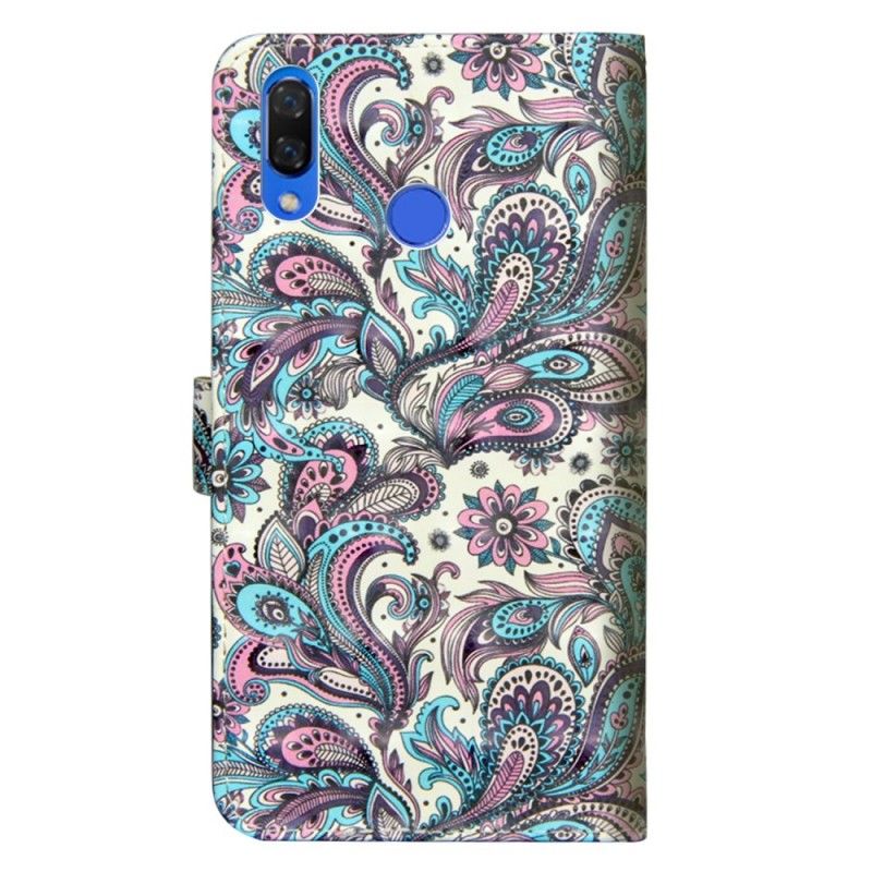 Bescherming Hoesje Honor 8X Telefoonhoesje Bloemen Met Een Patroon