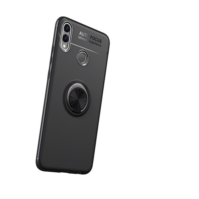 Cover Hoesje Honor 8X Rood Zwart Telefoonhoesje Ultramagnetische Ring