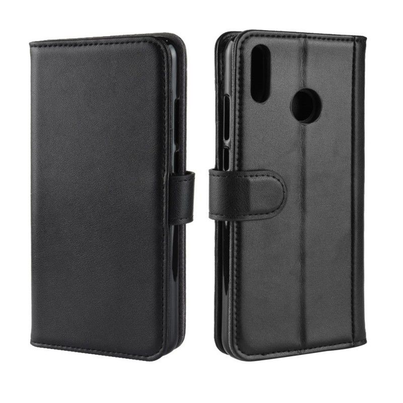 Leren Hoesje voor Honor 8X Bruin Zwart Splitleer