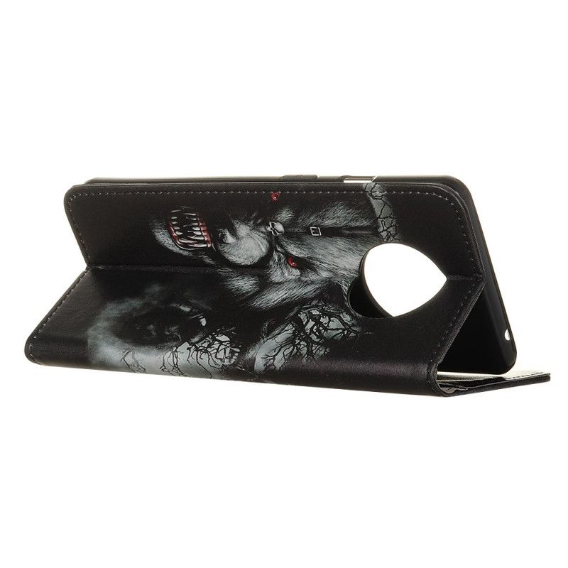 Cover Folio-hoesje OnePlus 7T Telefoonhoesje Weerwolf