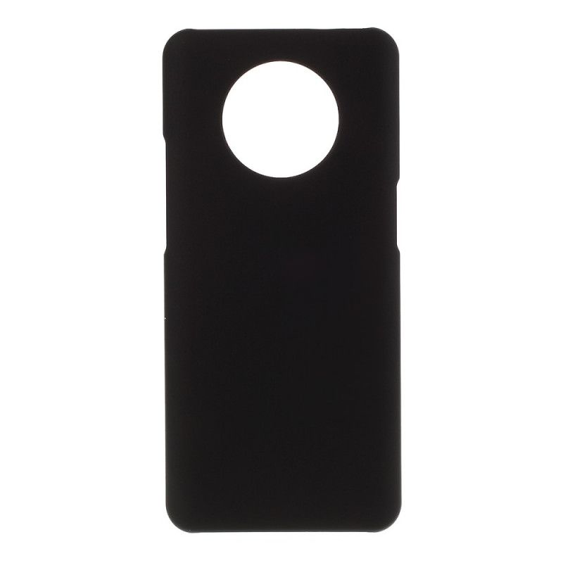 Cover Hoesje OnePlus 7T Wit Zwart Telefoonhoesje Rubber Plus