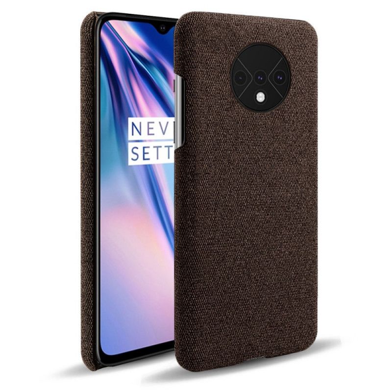 Hoesje OnePlus 7T Rood Stof Textuur