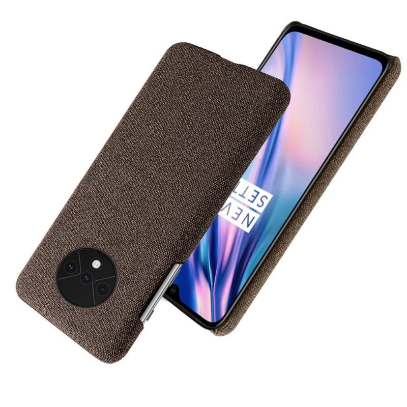 Hoesje OnePlus 7T Rood Stof Textuur